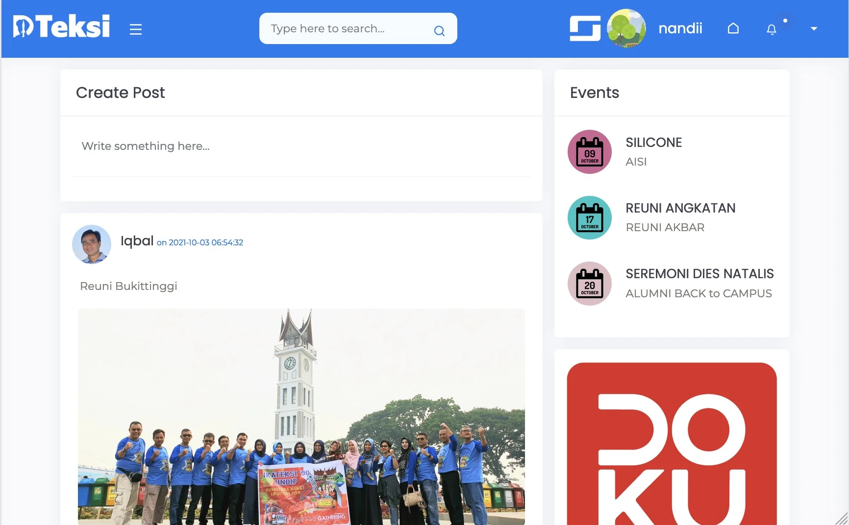 DTeksi Ikateksi UNDIP screenshot